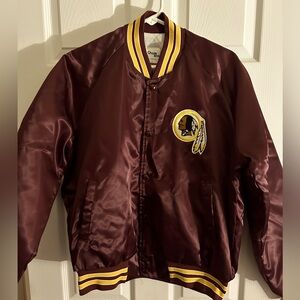 Like New Old School Vintage Chalk Line Redskins Size Large Bomber Jacket